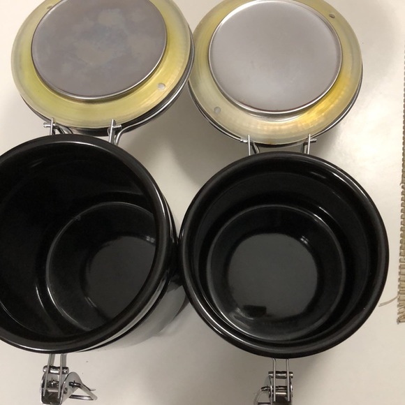 VTG Set of 2 Home Collection Anchor Hocking Canisters - Picture 8 of 9